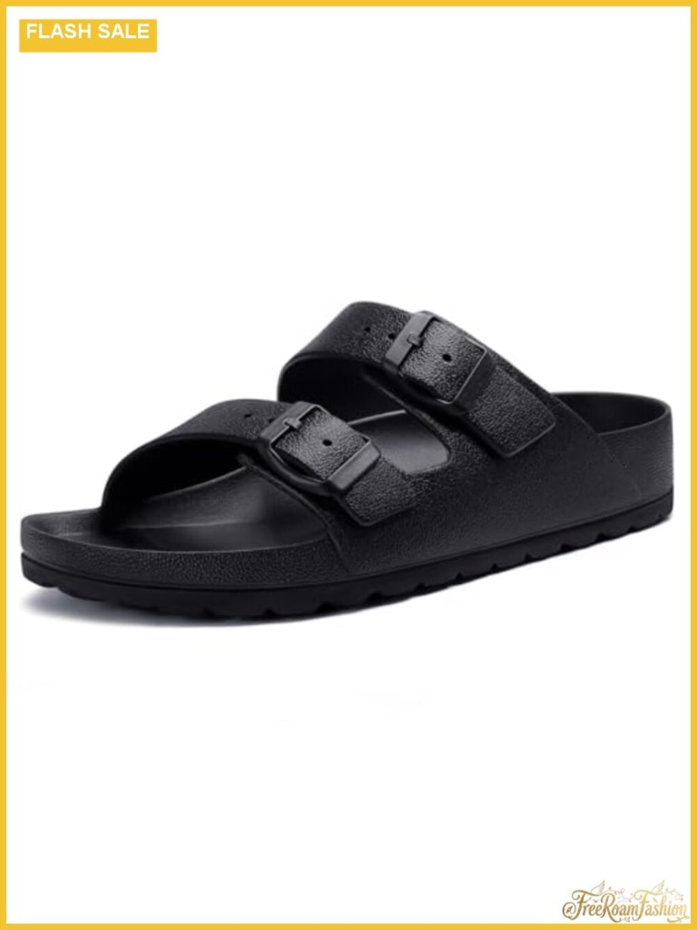 EVA Arch Support Slide Sandals Adjustable Buckle Beach Pool Shower Non-Slip